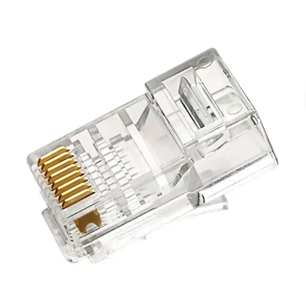 ار جي 45 بلاستيك تى بى لينك UTP Cat6 (100 قطعة)