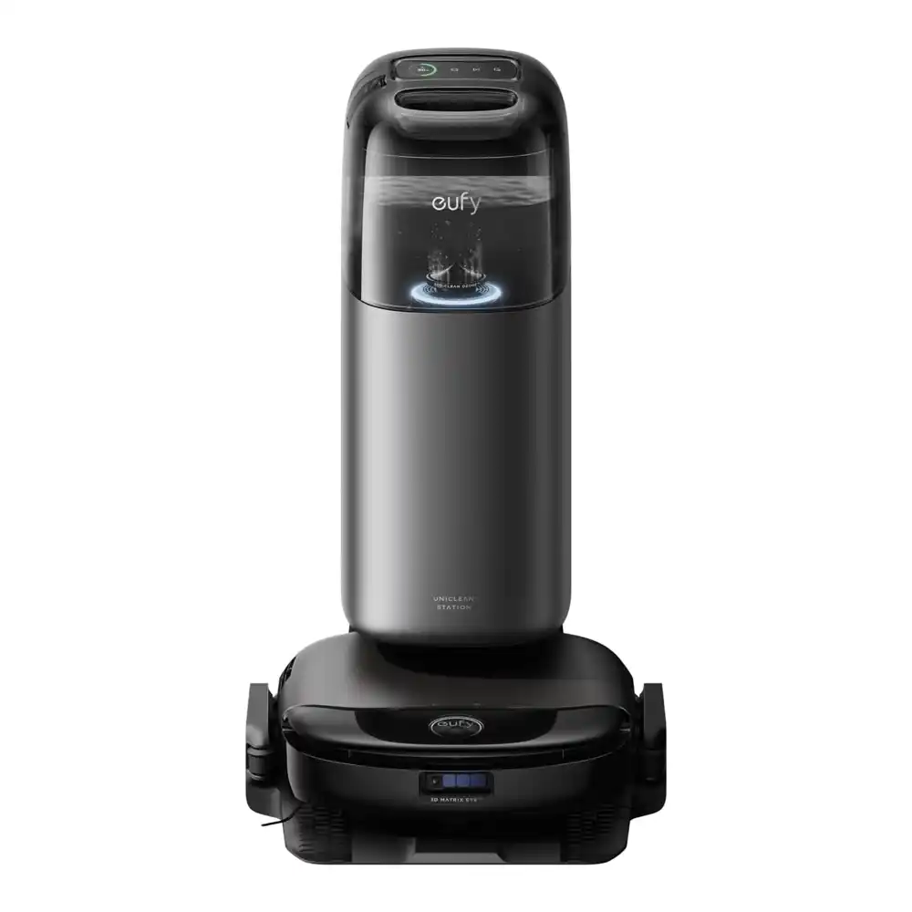مكنسة روبوت يوفي Omni S1 Pro للشفط والمسح - قوة شفط 8000 باسكال - محطة تنظيف وتجفيف وتفريغ ذاتي - أسود - مكة ستور