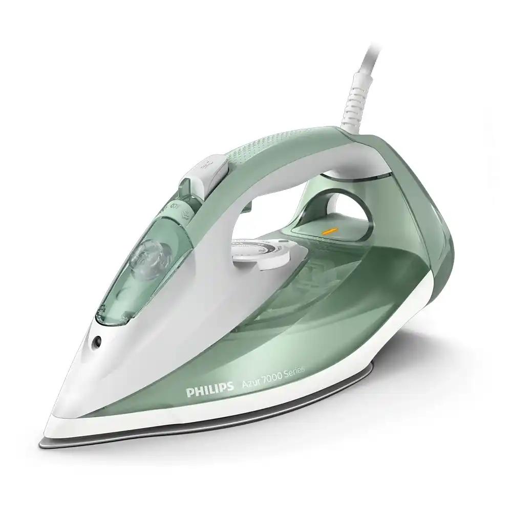 مكواة بخار بقاعدة SteamGlide مقاومة للخدش من - فيليبس - 2600 واط - اخضر - 300 ملل - DST7012/76 - مكة ستور