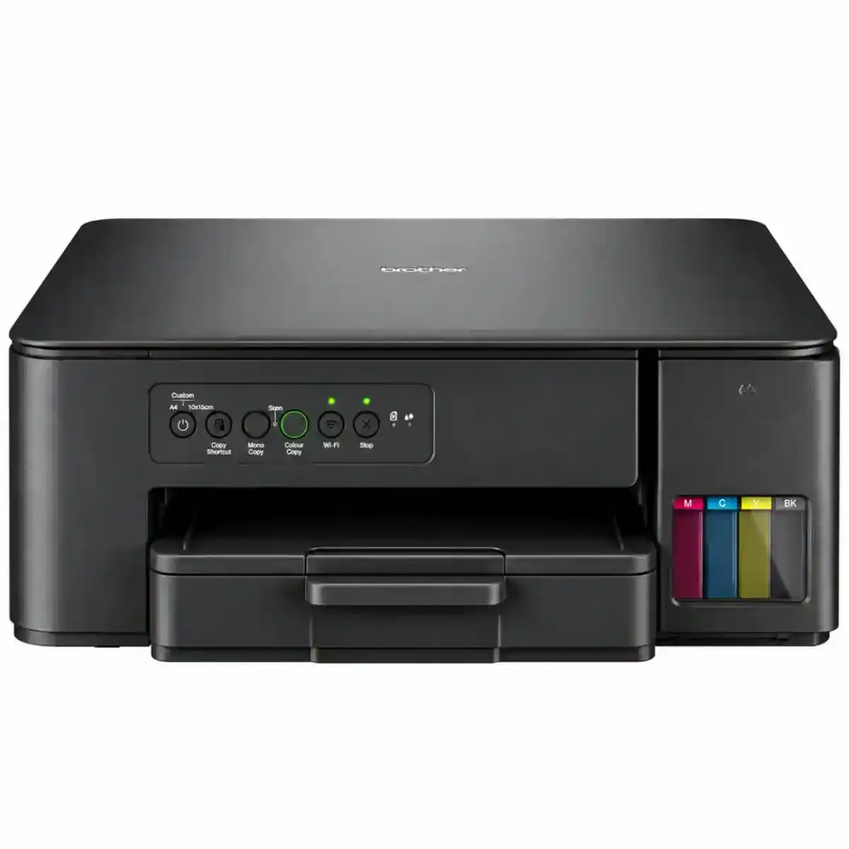 براذر DCP-T430W طابعة بنظام خزان الحبر، طابعة منزلية لاسلكية متعددة الإمكانات - أسود