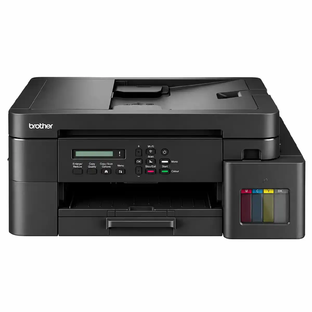 برزر DCP-T830DW طابعة لاسلكية متعددة الوظائف عالية السرعة مزودة بوحدة تغذية تلقائية للمستندات وطباعة على الوجهين