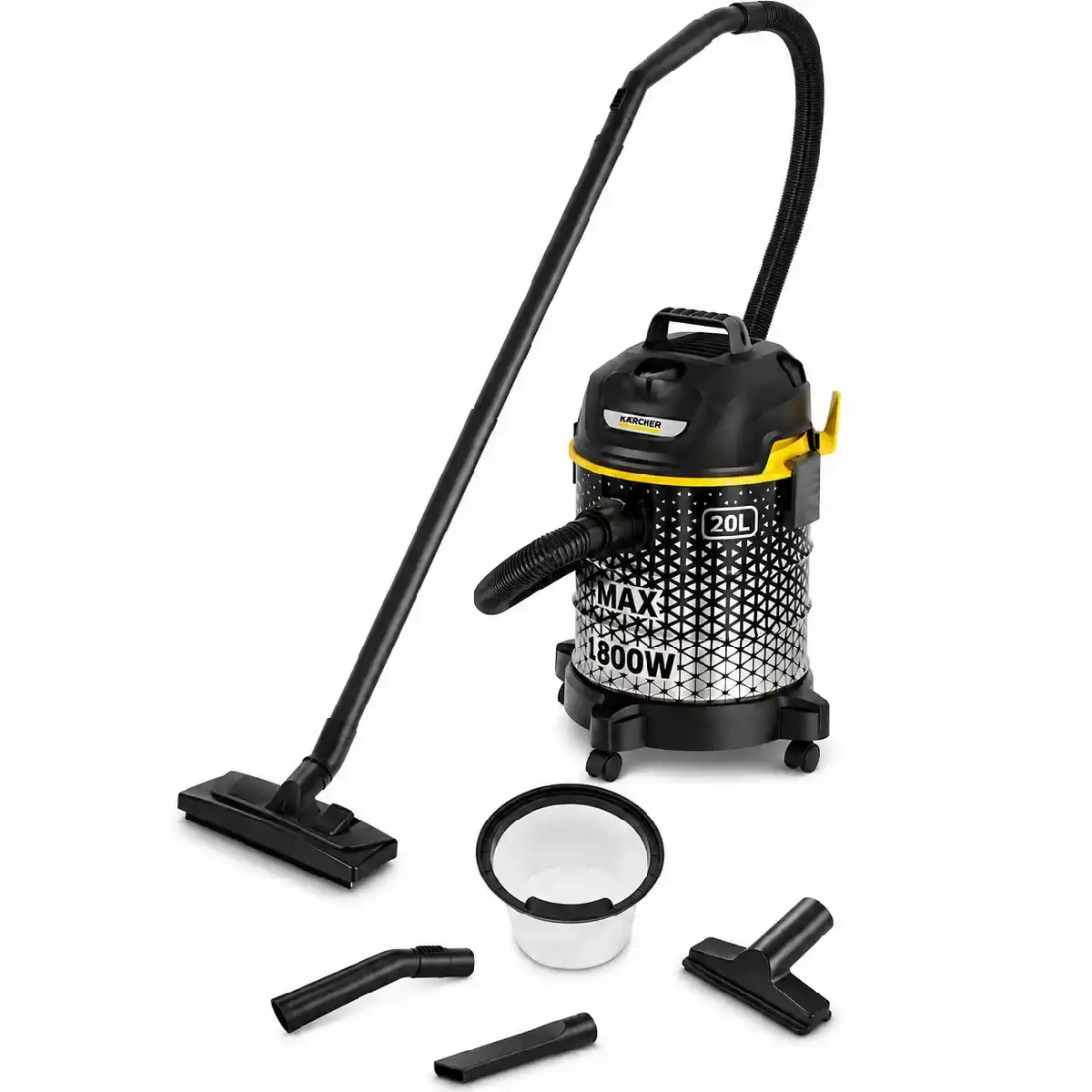 كارشر DVAC 1800W مكنسة - أسود