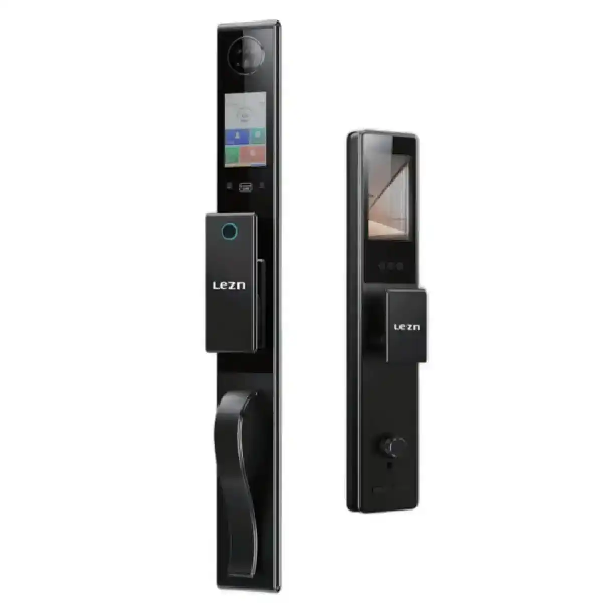قفل كهرباء Lezn R15 إصدار الوجه - أسود