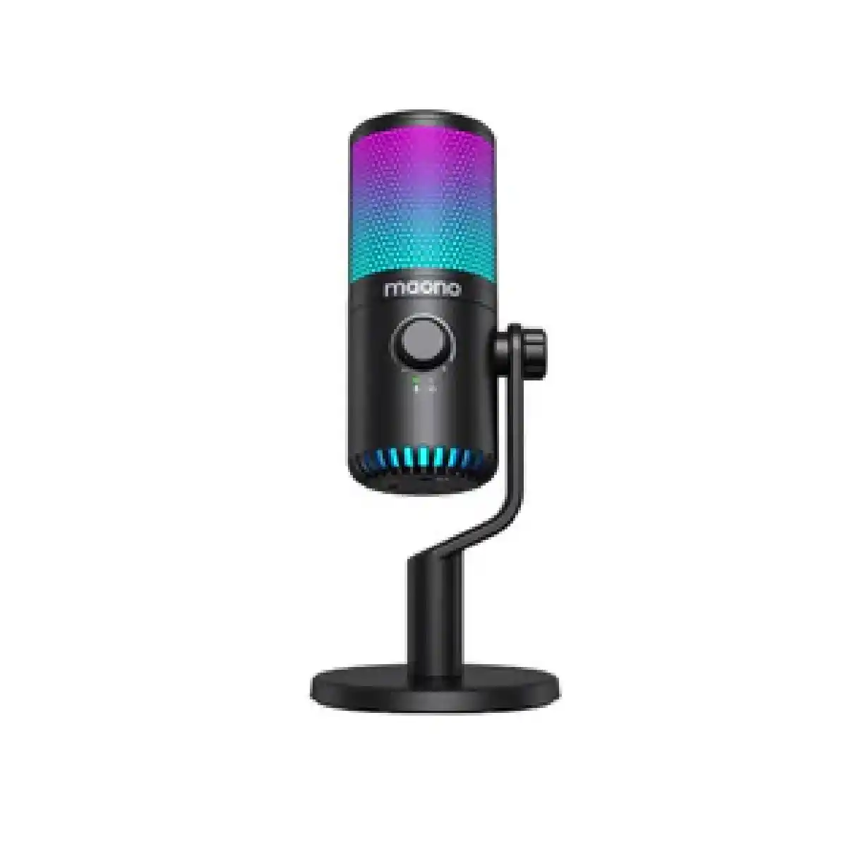 ماونو ميكروفون الإنترنت الأكثر مبيعًا عالميًا للألعاب  - 30 دي ام RGB - أسود