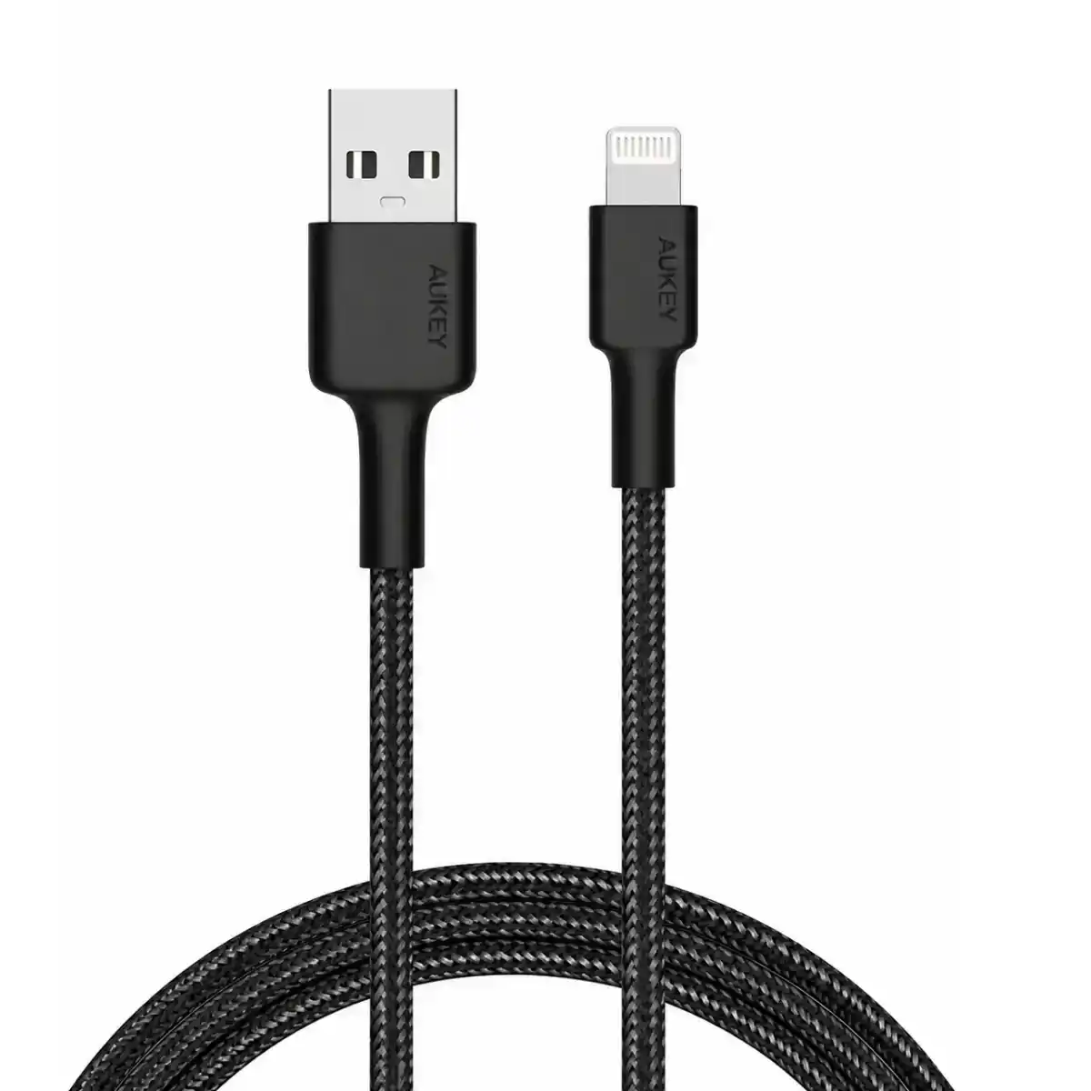 كابل اوكي CB-BAL7 من USB-A إلى Lightning مضفر بالنايلون معتمد من MFi شحن سريع
