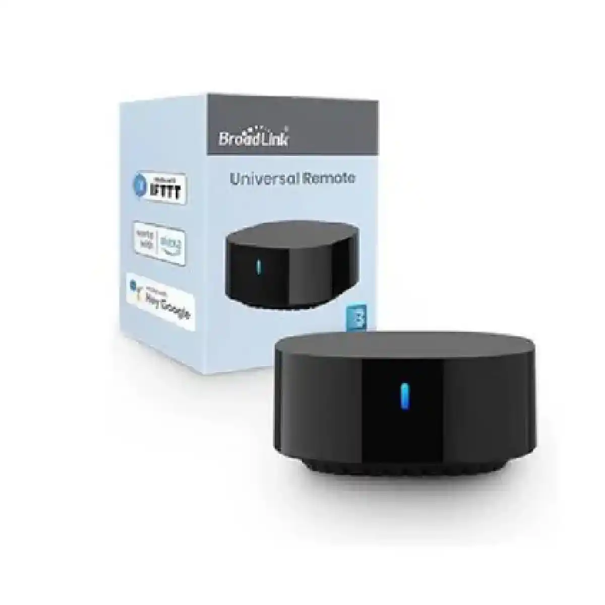 جهاز التحكم عن بعد الشامل BroadLink RM4 TV mate - أسود
