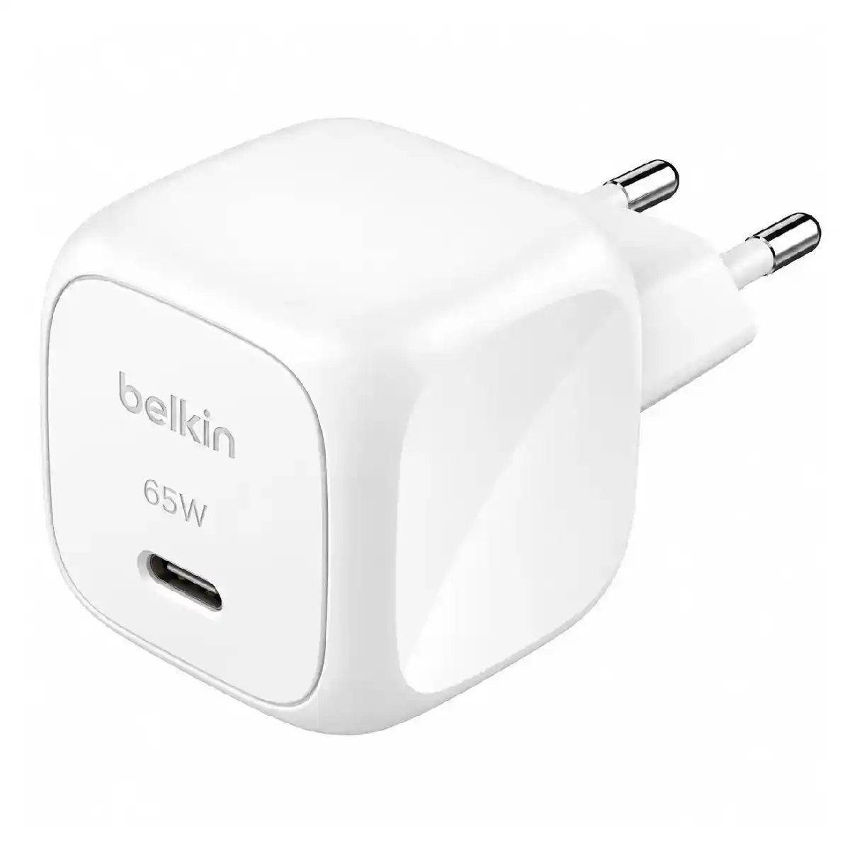 Belkin BoostCharge 65W Compact USB-C Wall Charger - White
