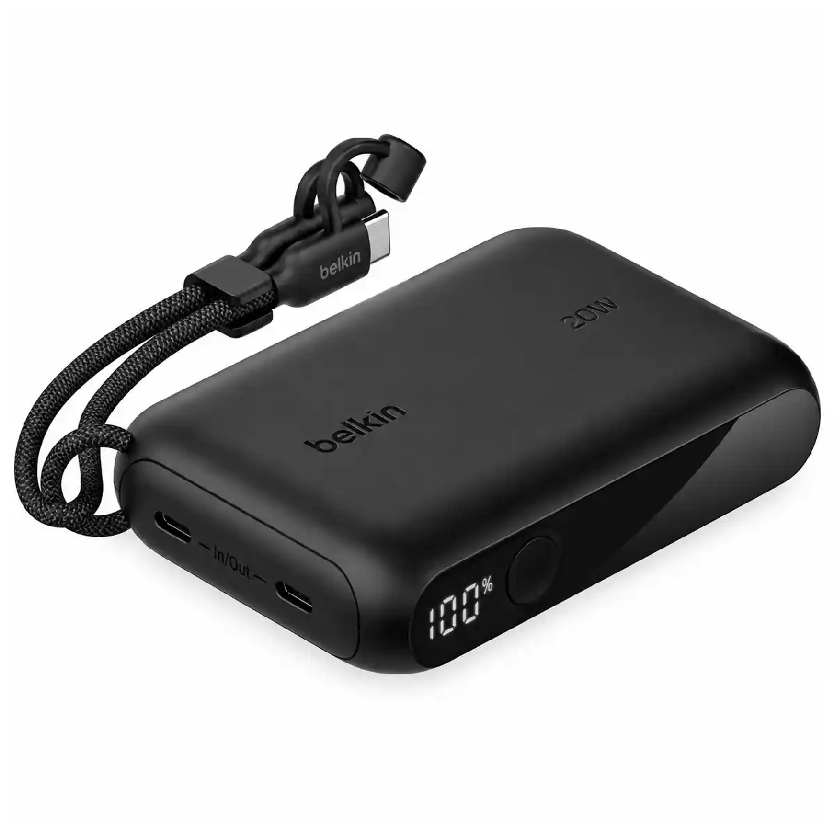 Belkin BoostCharge Power Bank 20W 10K with Display - Black