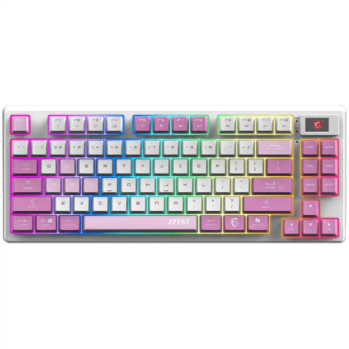 MSI فروج GK600 TKL لوحة مفاتيح الألعاب اللاسلكية