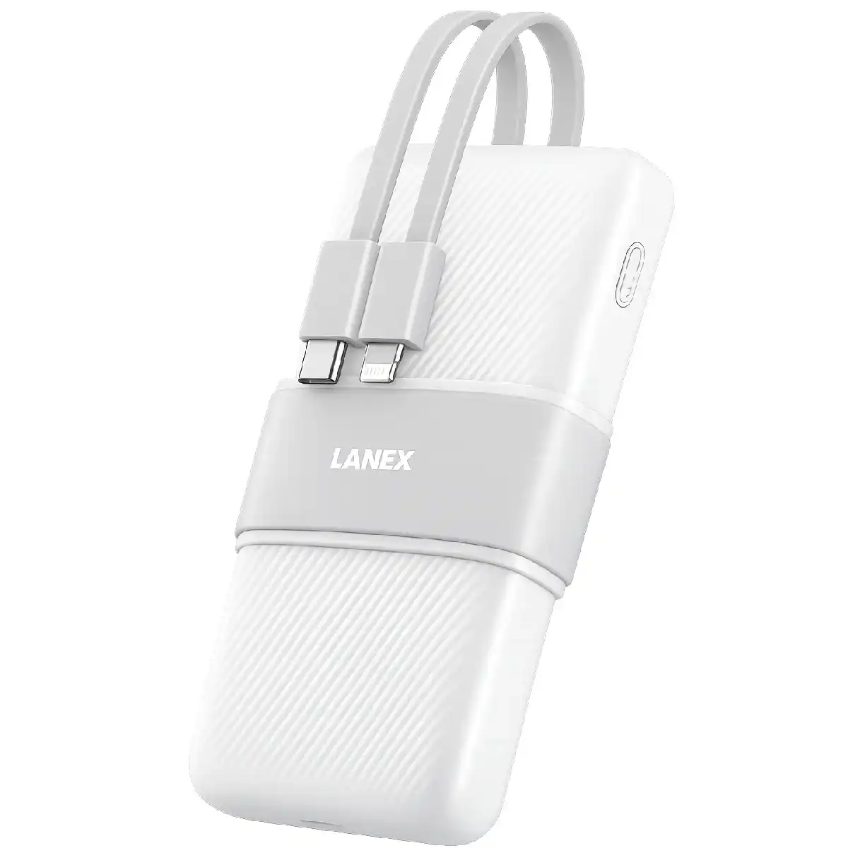 لانكس N13 شاحن متنقل 10000mAh شحن سريع 22.5 واط - أبيض
