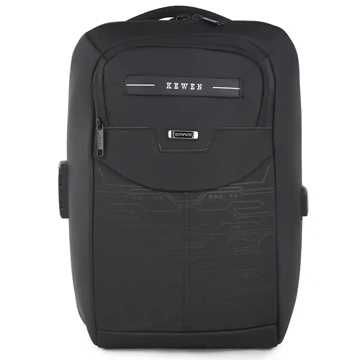 حقيبة ظهر لاب توب Kewen K2602 بمنفذ USB - أسود