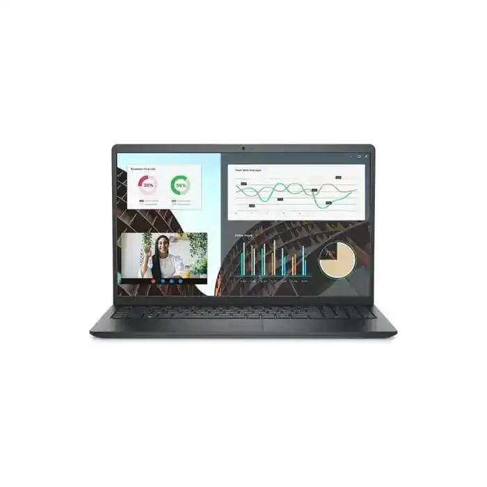 لابتوب ديل Vostro 3530، بروسيسور انتل كور i7-1355U، شاشة 15.6 بوصة FHD، هارد 512 جيجابايت SSD، رام 8 جيجابايت DDR4، انتل UHD جرافيكس، دوس - اسود