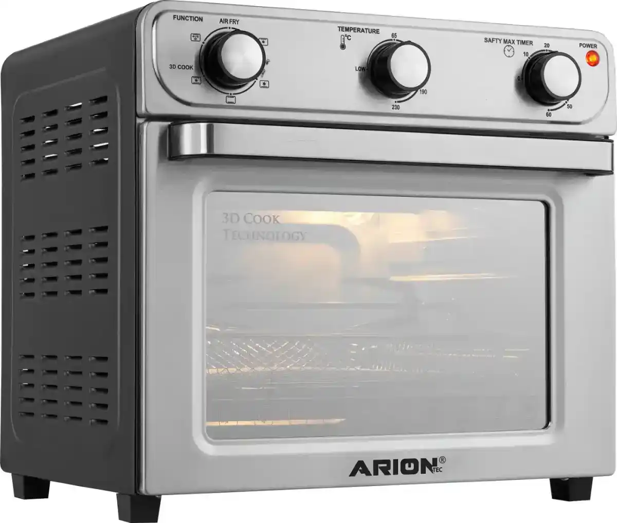 قلاية هوائية وفرن اريون، 1600 وات، 28 لتر، AR-2800 AF - فضى