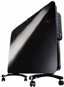 دفاية زجاج كهرباء يونيفرسال، 1500 وات، PCH-153TSD-WH - اسود