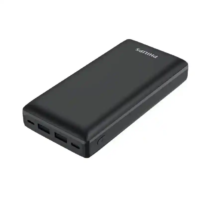 باور بانك Philips سعة 20,000 مللي أمبير – 20 وات – DLP7721C/00 – اسود