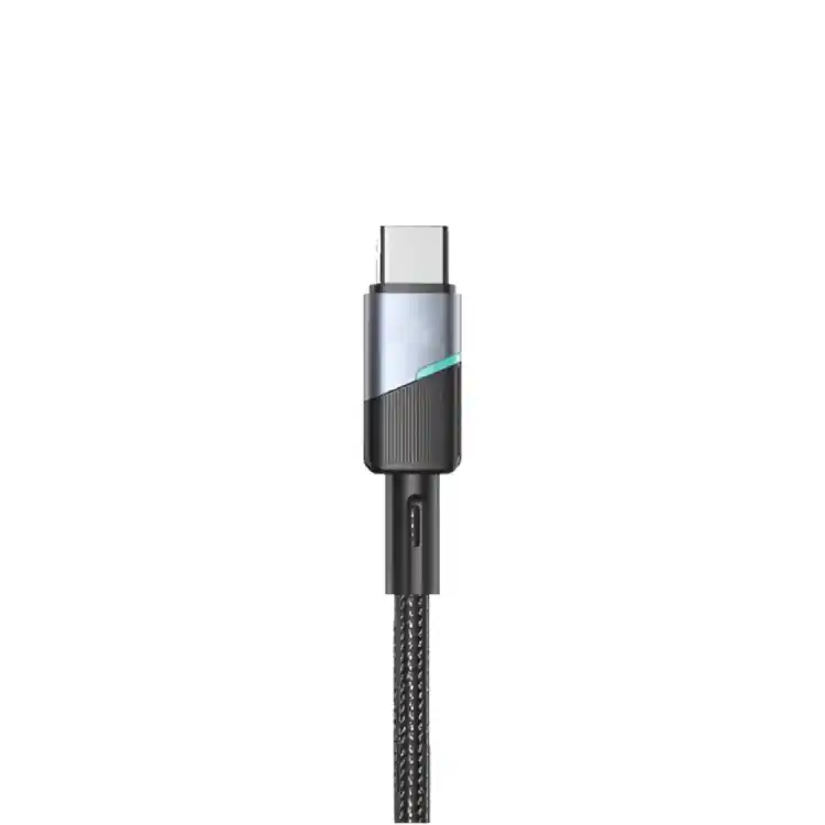 Smart Gate Cable braided Light Aluminum USB-C to USB-C Fast, Shielded 1.8m