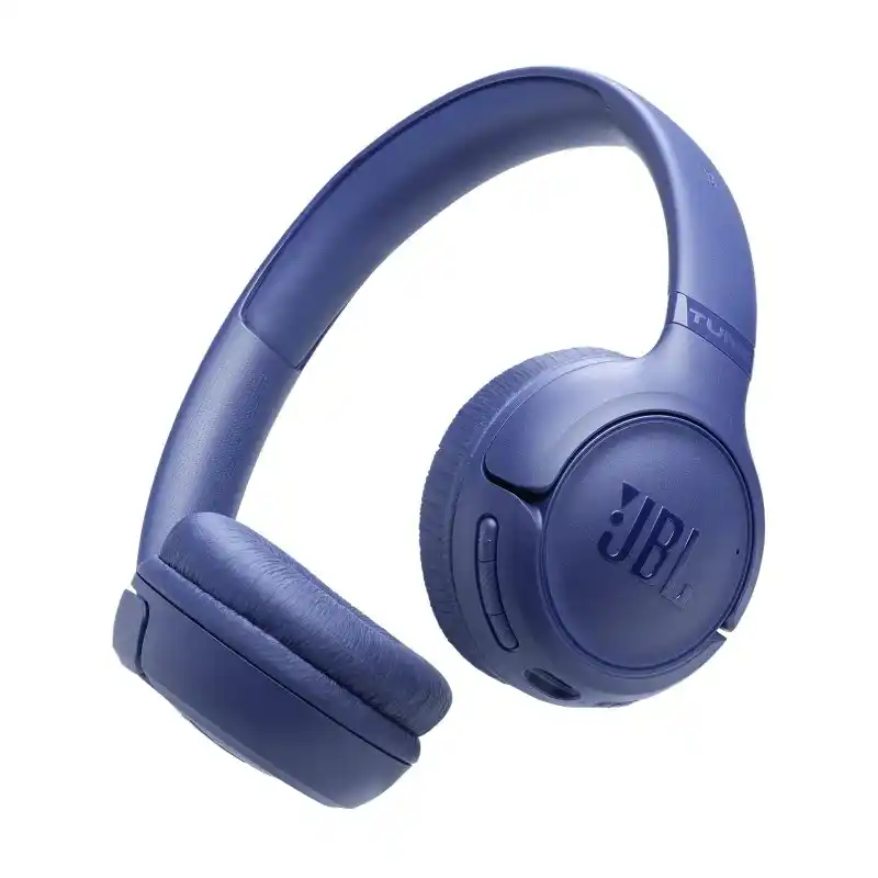 سماعة رأس لاسلكية JBL Tune 530BT فوق الأذن، تدوم حتى 76 ساعة - أزرق