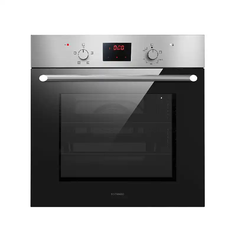 فرن تورنيدو بلت إن غاز 60 × 60 سم ، 67 لتر استانلس GEO-VT60CSU-S - برتى سنتر