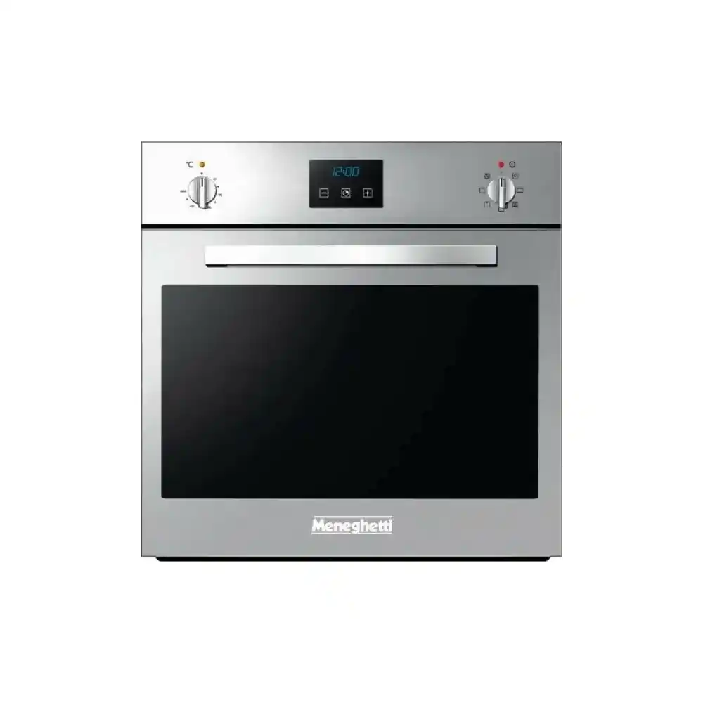 Meneghhetti Built-In Gas Oven 60 Cm 58 L Digital Full Safety Stainless OMGG D65 C T LI