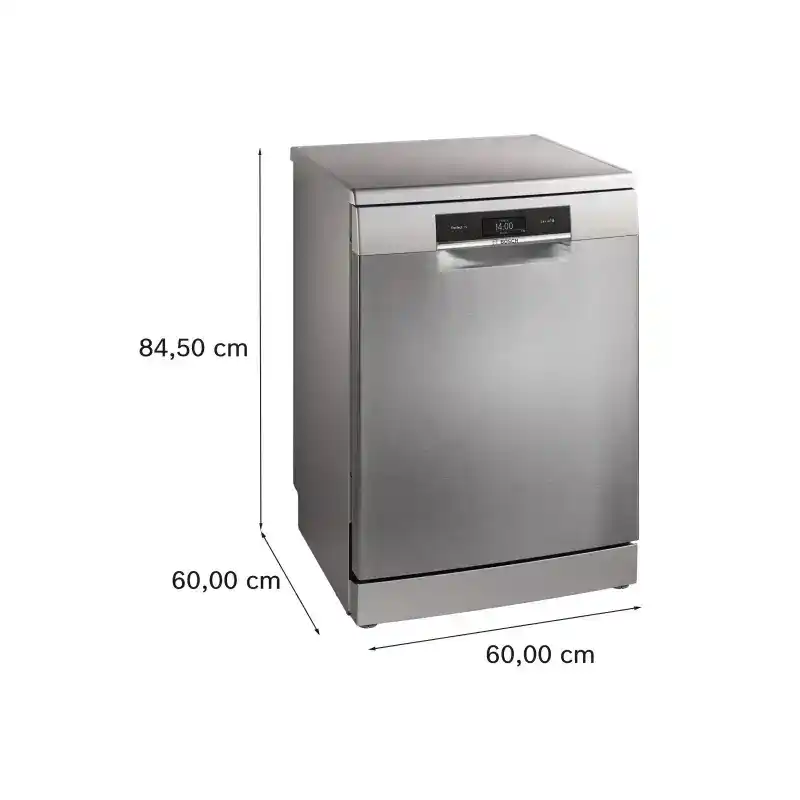 Bosch Dishwasher, 60 Cm, 13 Place Setting, Digital Screen, Silver, SMS8YDI82T