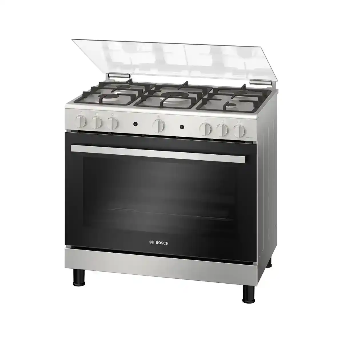 Bosch Gas cooker 5-burner digital cooker, full safety, 90 cm, HGX3G8W50S