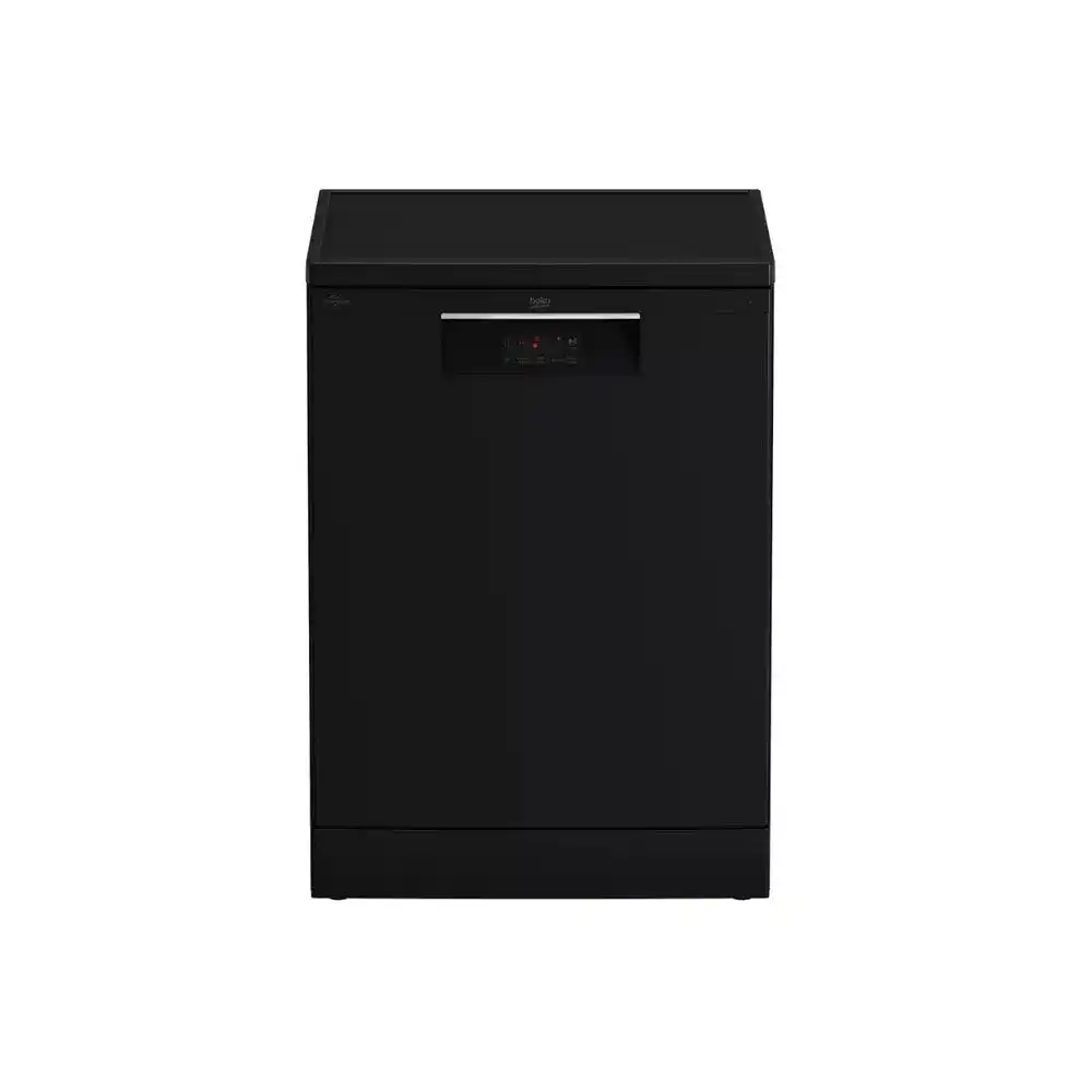 Beko Dishwasher 60 cm 5 program 14-Setts Black LED Display - Half load + Hygiene Intense + Steam Gloss+ Extra Dry