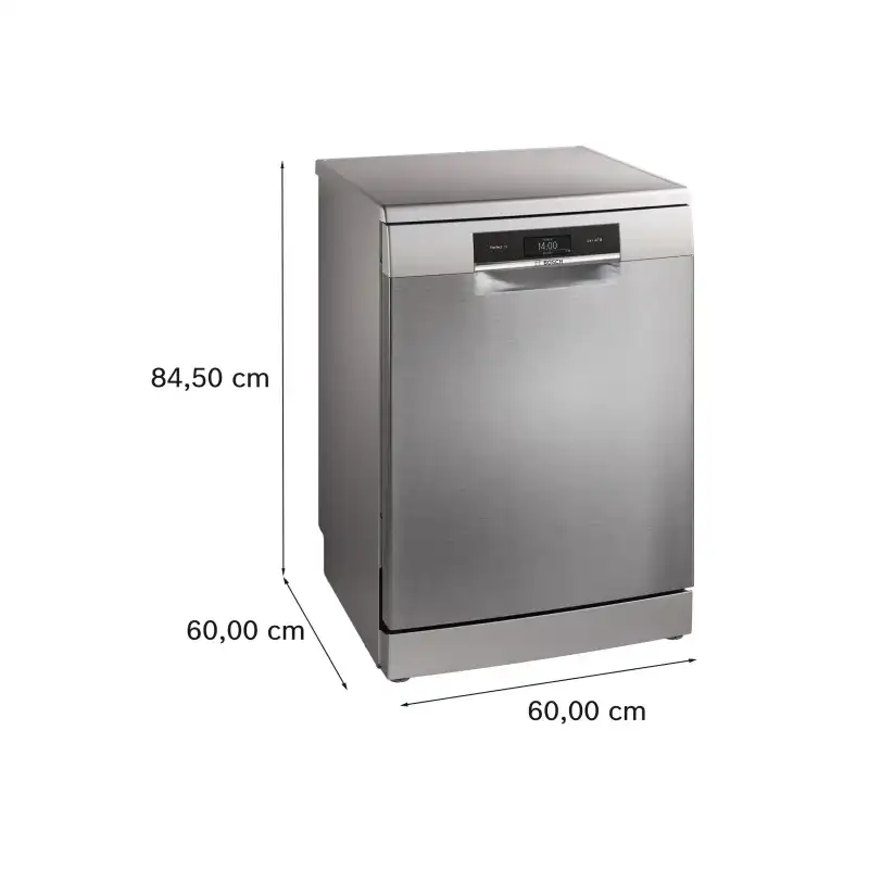 Bosch Dishwasher, 60 Cm, 13 Place Setting, Digital Screen, Silver, SMS8YDI82T