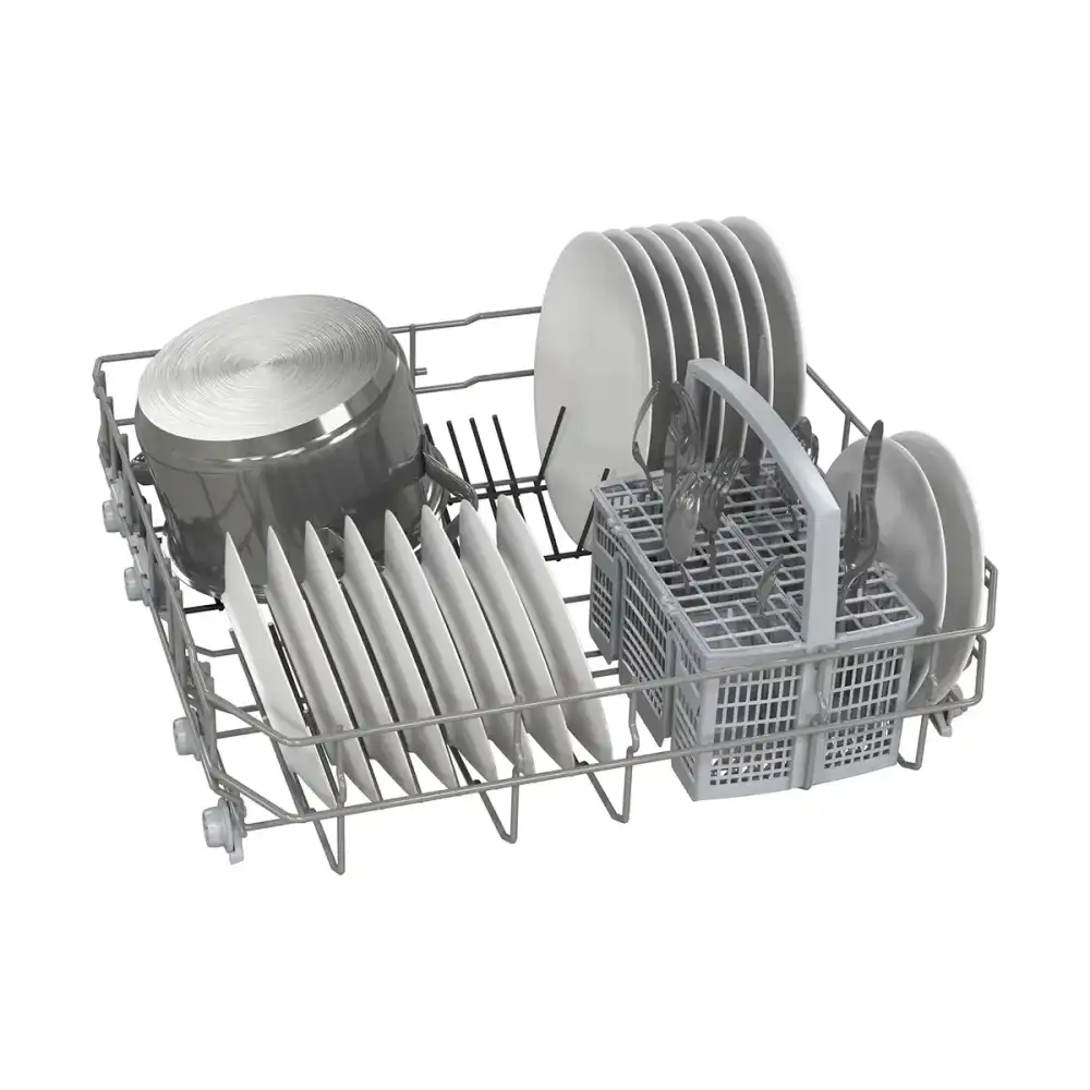 Bosch Dishwasher Series 4 free-standing dishwasher 60 cm Silver inox
