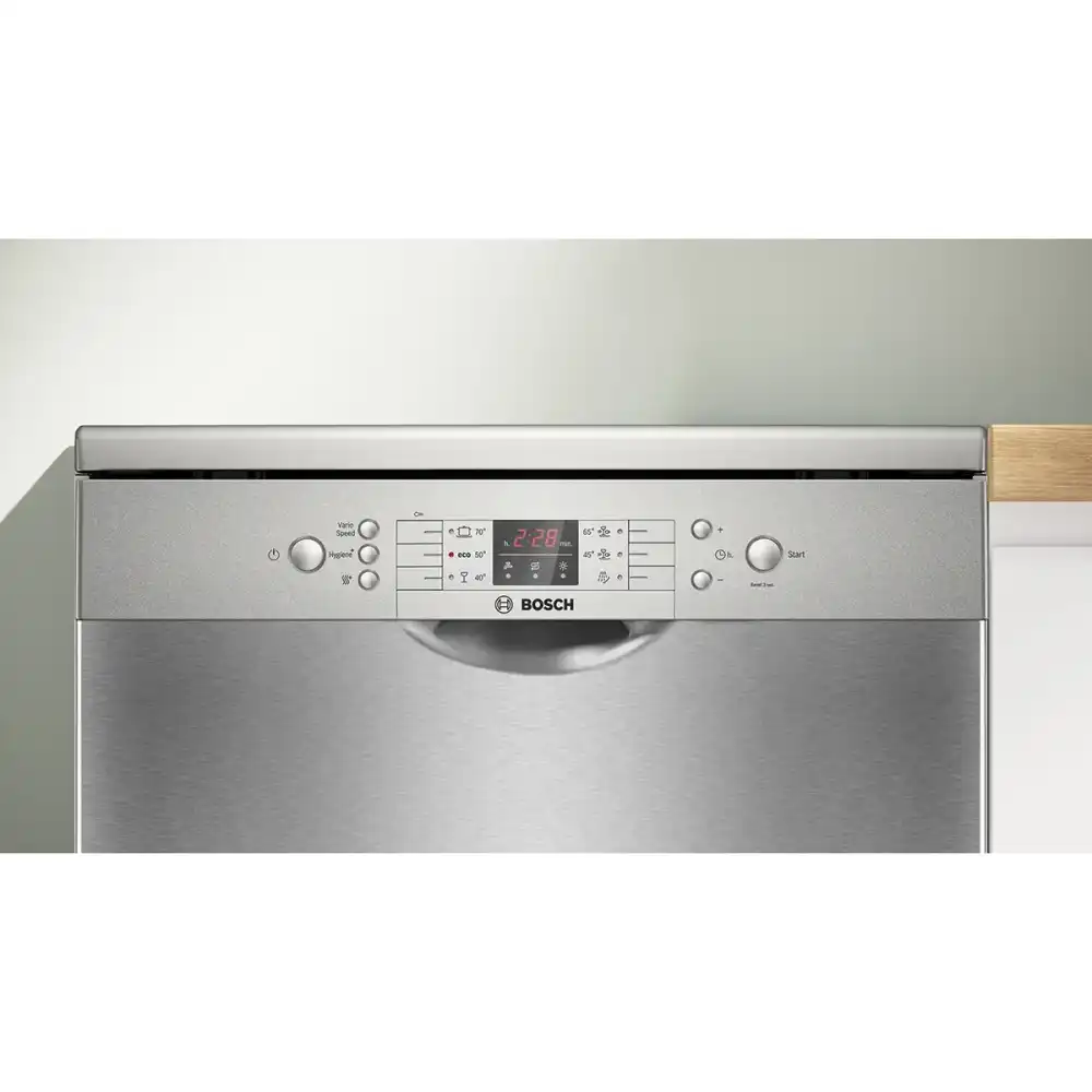 BOSCH free-standing dishwasher 60cm 13PS Series 2 Brushed steel anti-fingerprint - 6 Programs
