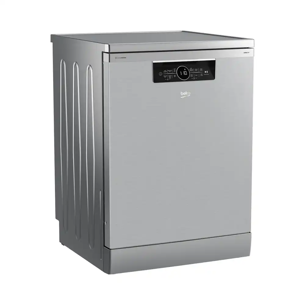 Dishwasher 60 cm 6 program 15 person - Inox - LED  Display - (CornerIntense)-Hygiene -SteamGloss-Fast+ -  Half load- Inv.