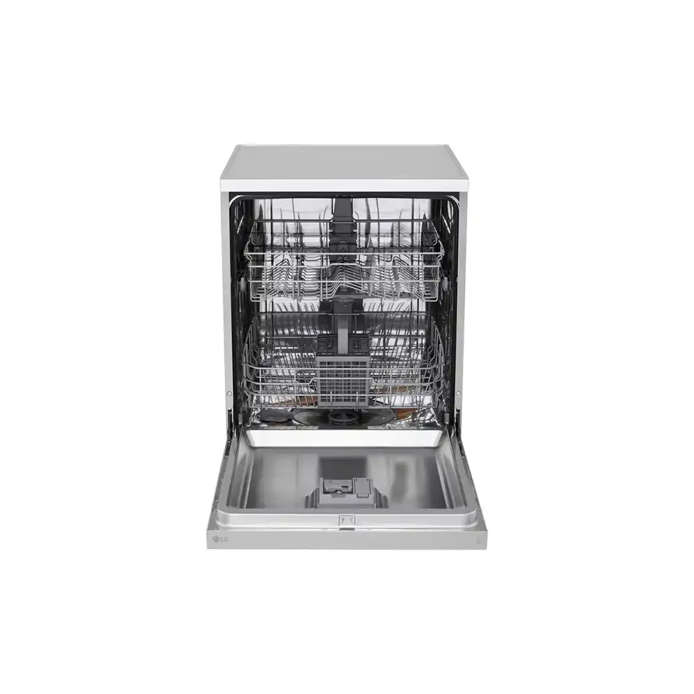 LG QuadWash™ Dishwasher, Inverter Direct Drive, 14 Place Settings - Platinum Silver