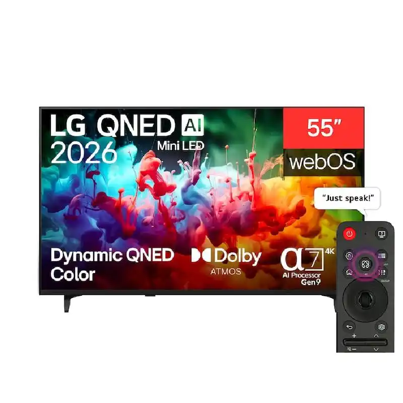 تليفزيون إل جي QNED سمارت 55 بوصة 4K - Mini LED 2026