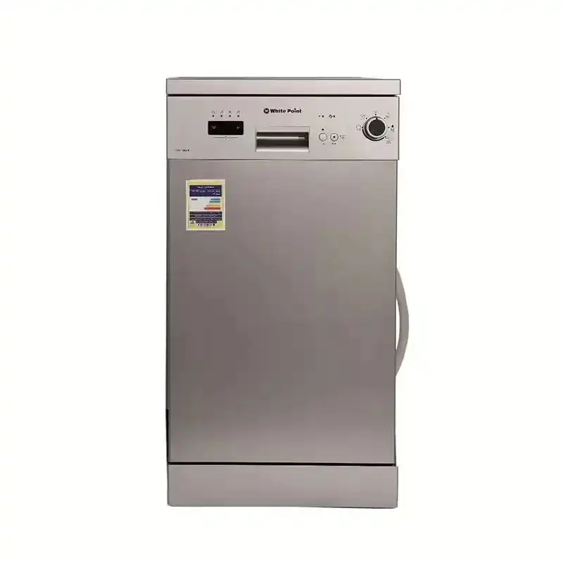 اشتري الان غسالة اطباق وايت بوينت 5 برامج فضي WPD 105